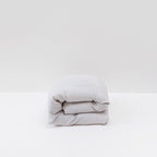 Washed Linen Duvet Cover - Pebble - MOST - The Bradery