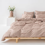 Cotton Satin Duvet Cover - Clay - MOST - The Bradery