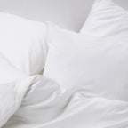 Cotton Satin Duvet Cover - White - MOST - The Bradery