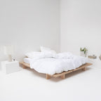Cotton Satin Duvet Cover - White - MOST - The Bradery