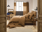 Housse De Couette Gaze De Coton Gaia Camel - L'Effet Papillon - The Bradery