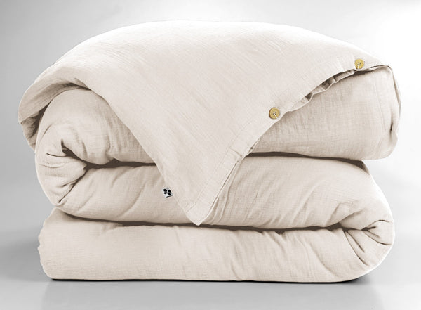GAÏA Pampa cotton gauze duvet cover - L'Effet Papillon - The Bradery
