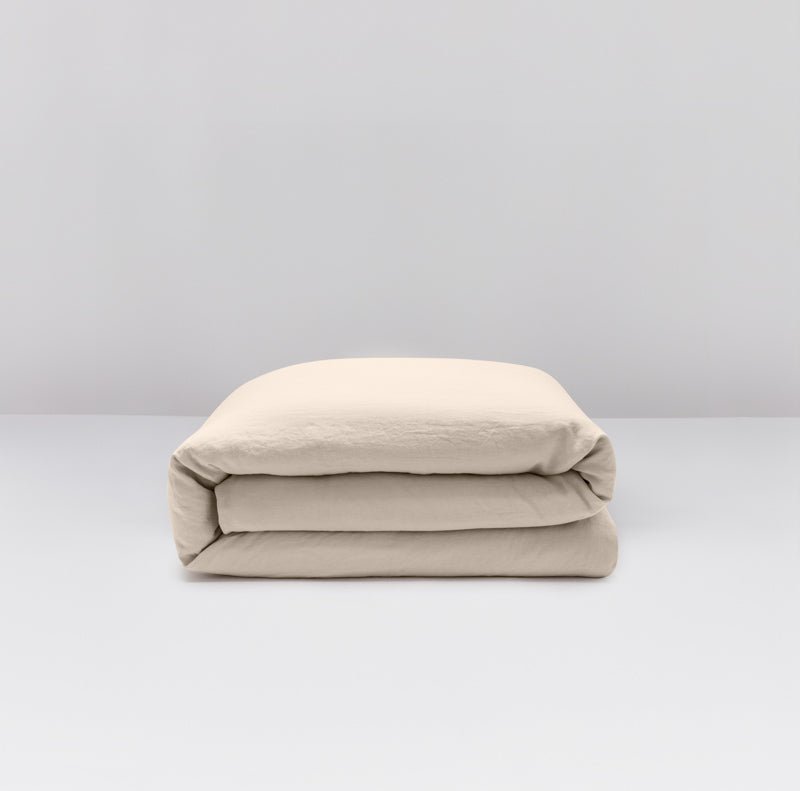 Duvet Cover - Washed Linen - Sand