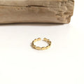 “Auda” steel instant-pleasure ring 