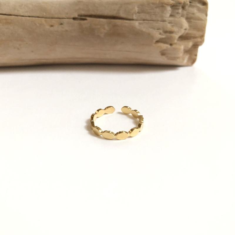 “Auda” steel instant-pleasure ring 
