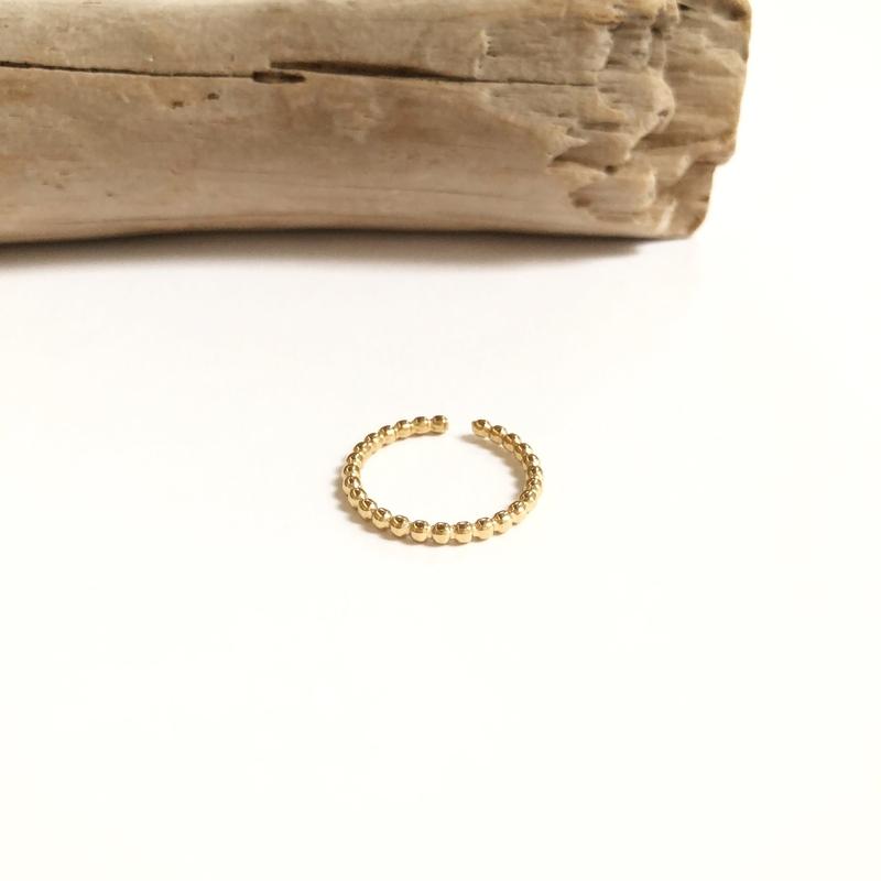 Bague "Meno" acier instants-plaisirs 