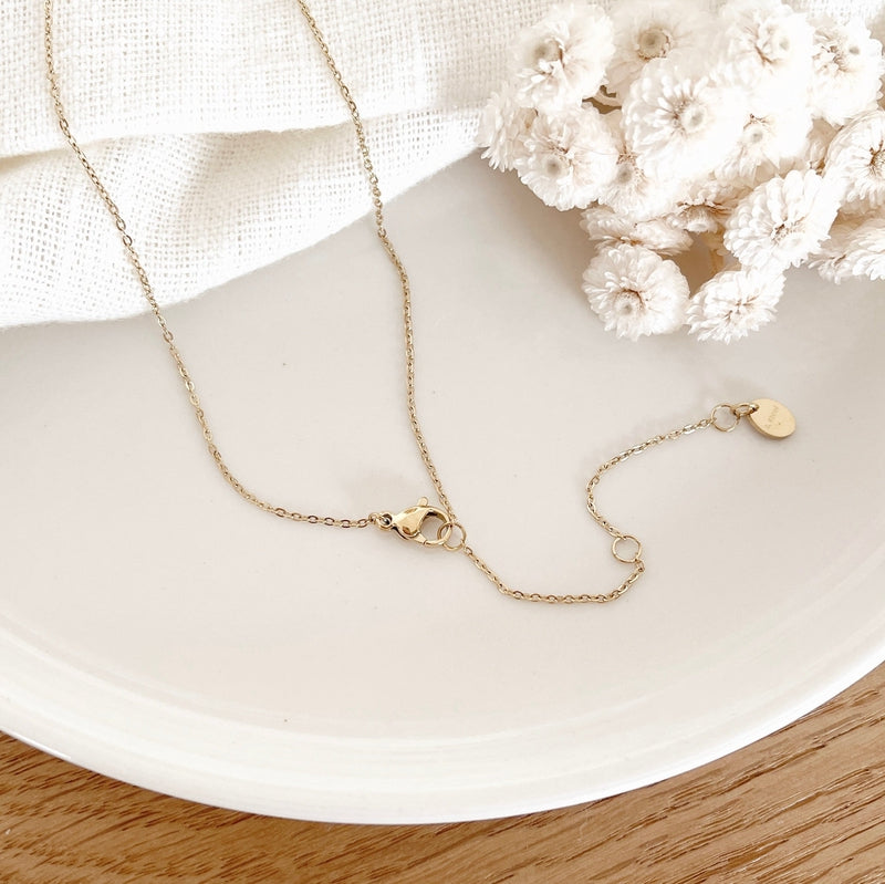 Collier Louka - Acier Blanc