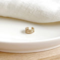Gold-plated “Lago” ear ring-instants-plaisirs-Instants Plaisirs • Jewelry
