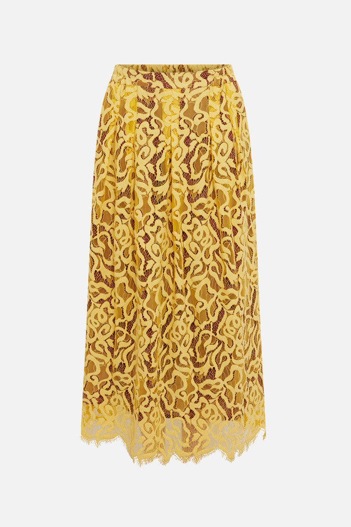 Light Arabesque Maxi Skirt - Oro