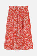 Mendes Light Bamboo Maxi Skirt - Lipstick Red