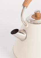 Kettle Retro - Hervidor Eléctrico - 1,7L - Blanco Roto