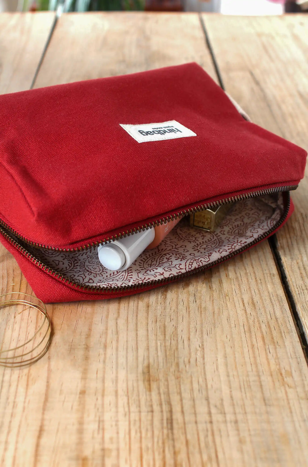 Léon necessär terrakotta Hindbag2