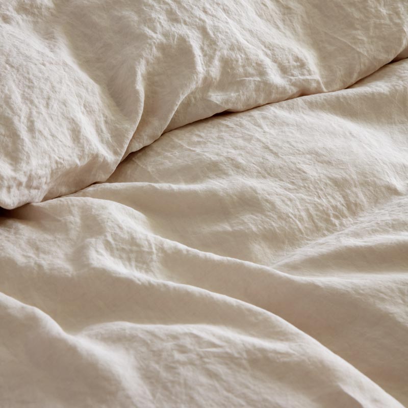 Duvet Cover - Washed Linen - Sand