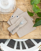 Set of 3 towels cotton gauze GAÏA Pampa - L'Effet Papillon - The Bradery