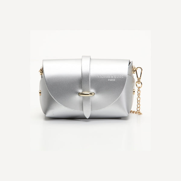 Zephyr clutch - Silver - Victor & Hugo -The Bradery
