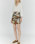 Bryter Botanical Mini Skirt - Caramel