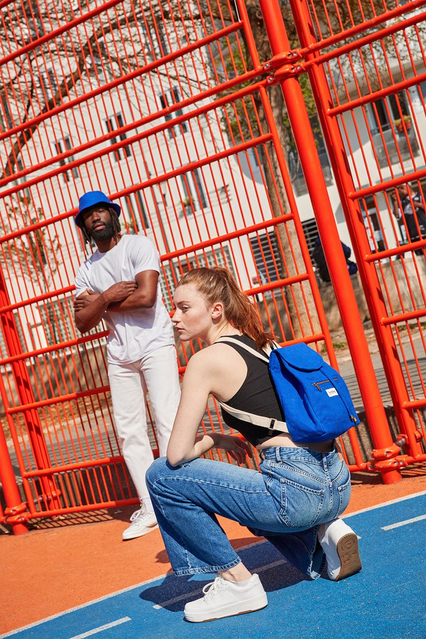 Eliot Mini Backpack - Electric Blue - Hindbag - The Bradery