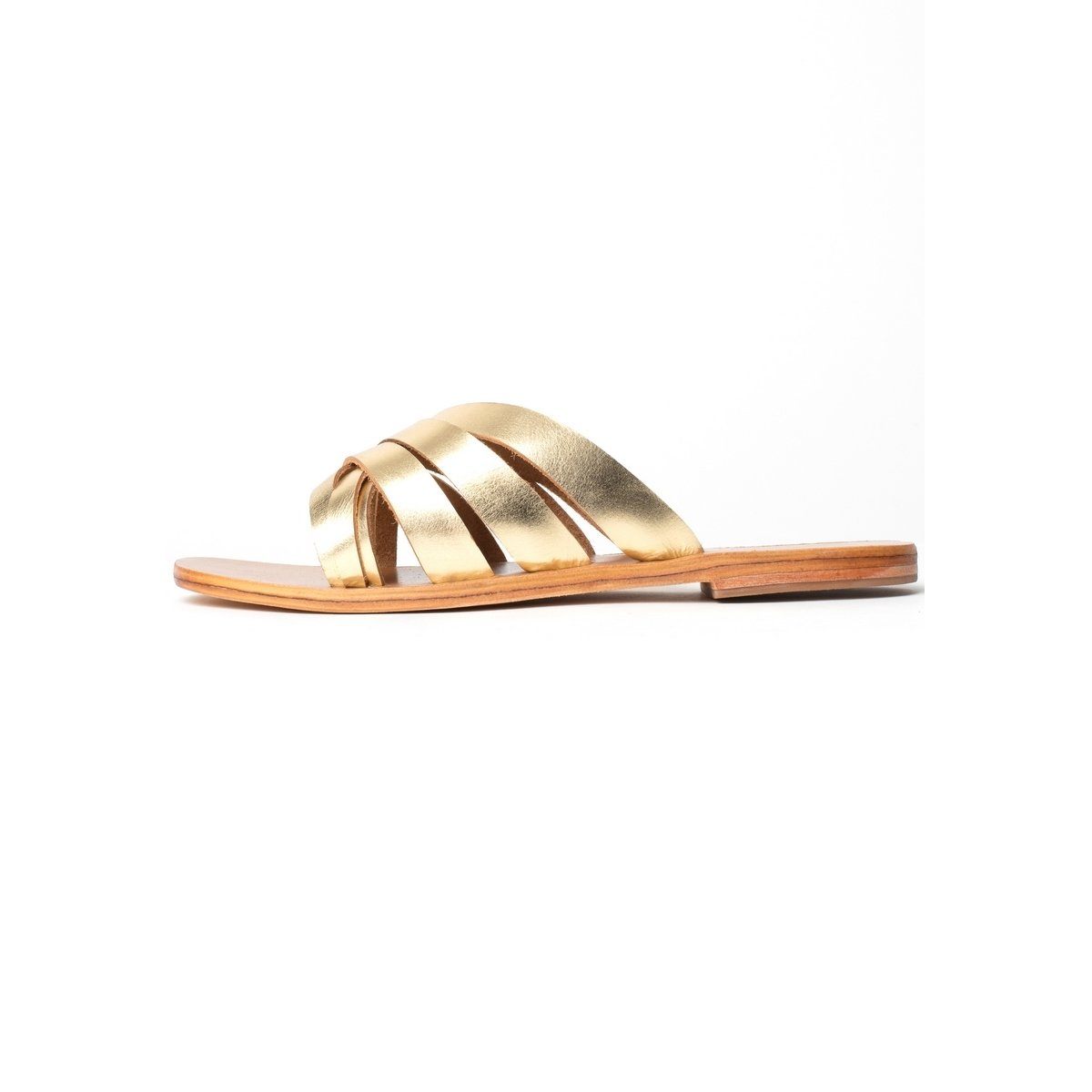 Marica Mules - Dark Gold Mules Les Bagatelles