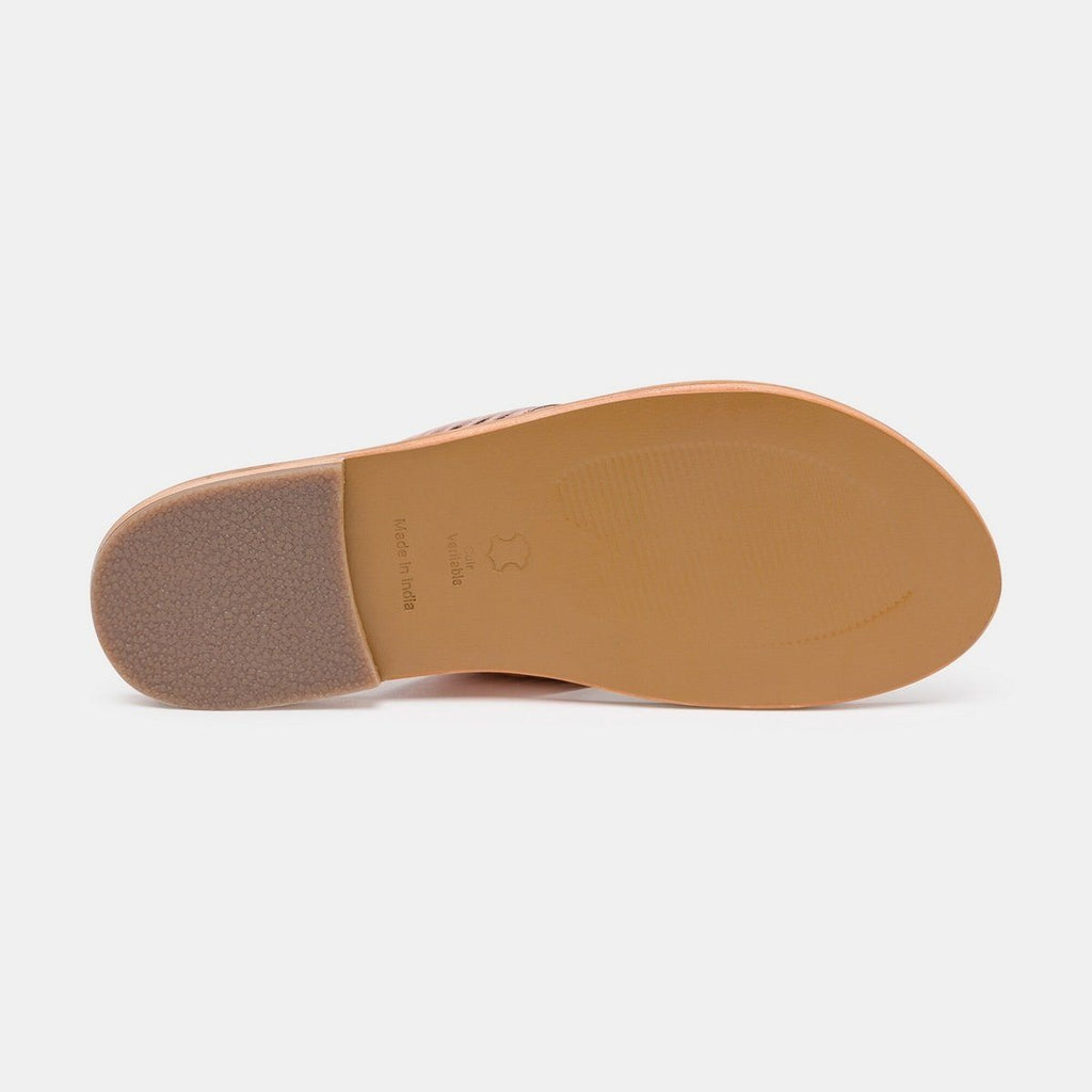 Nassau Mules - Pink Gold Mules Les Bagatelles