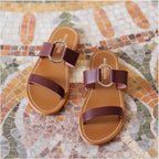 Sthenele Mules - Burgundy - Les Bagatelles - Les Bagatelles* - The Bradery