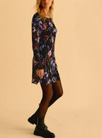 Vestido de flores de aire