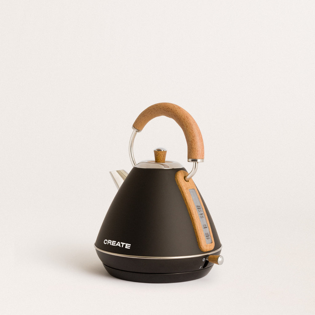 Pack - Small Retro Toaster + Large Retro Kettle 1.7L - Black