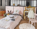 Parure De Lit (Housse De Couette + 2 Taies D'Oreiller) Coton Imprimé Mon Etoile (Placée) - L'EffetPapillon2 - The Bradery