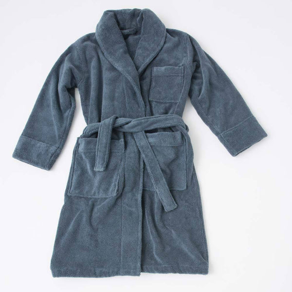 Peignoir De Bain En Coton Bio - Orage - MOST - The Bradery