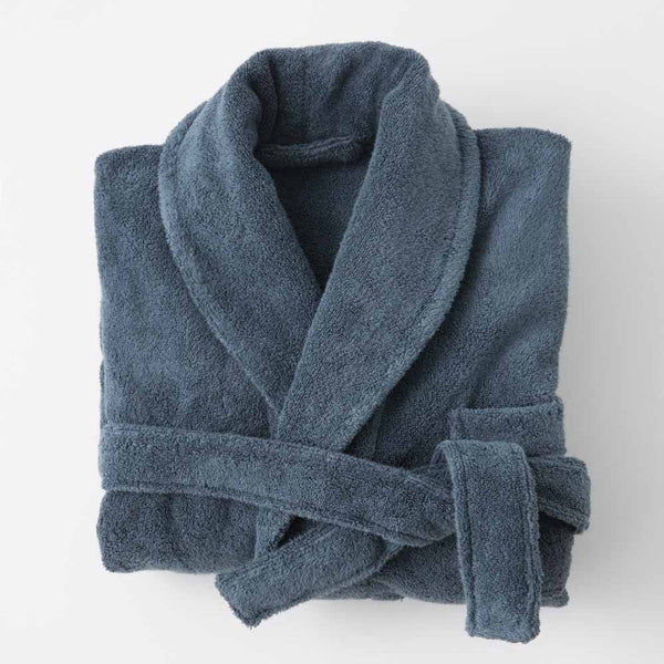 Peignoir De Bain En Coton Bio - Orage - MOST - The Bradery