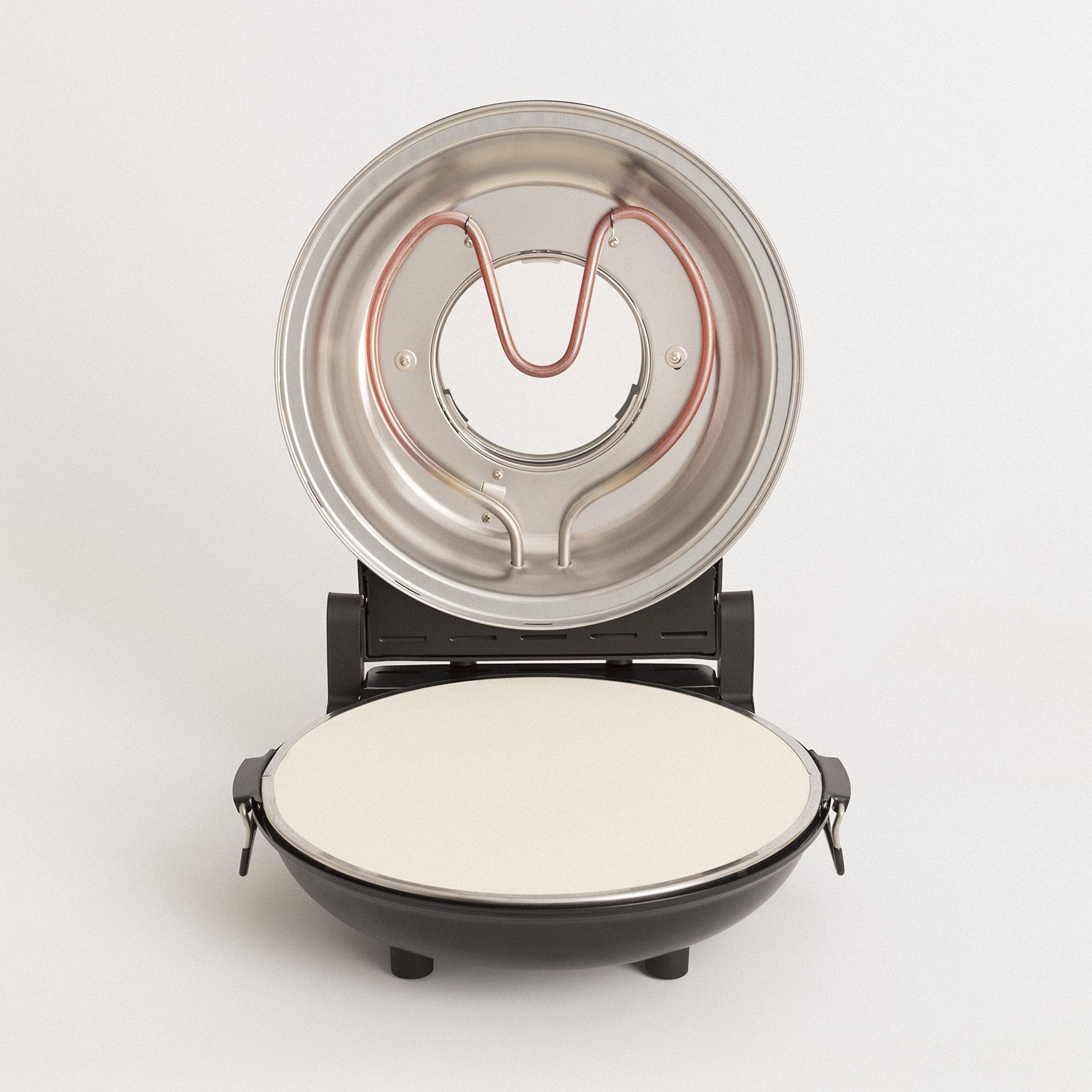 Pizza Maker - Horno Para Pizza Eléctrico Con Piedra Refractaria - Negro