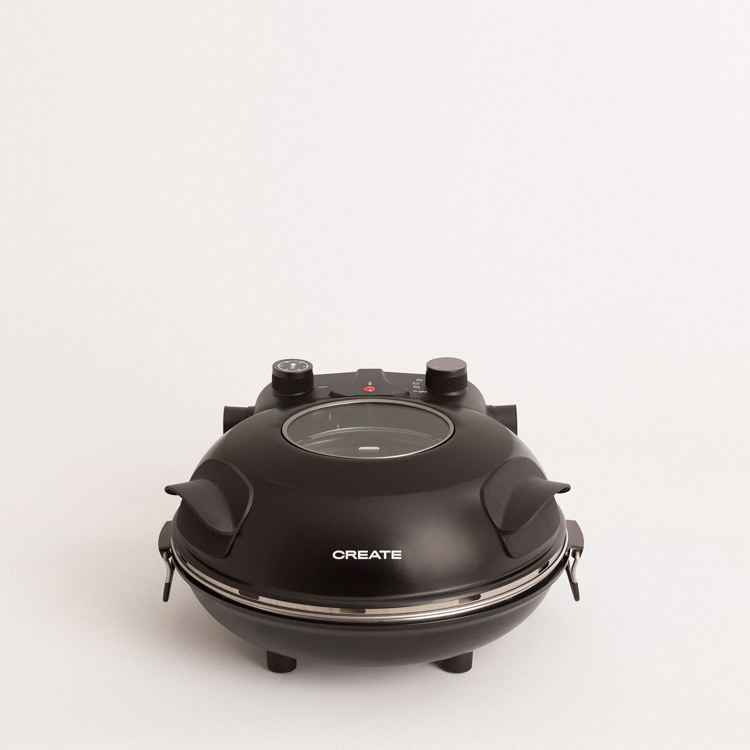 Pizza Maker - Horno Para Pizza Eléctrico Con Piedra Refractaria - Negro