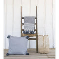 Plaid Chevron Pompon Chevron Stockholm - Gris Moyen - Febronie - The Bradery