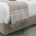 Plaid Chevron XXL Stockholm - Taupe - Febronie - The Bradery