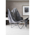 Plaid Jacquard Oslo - Gris medio - Febronie - The Bradery