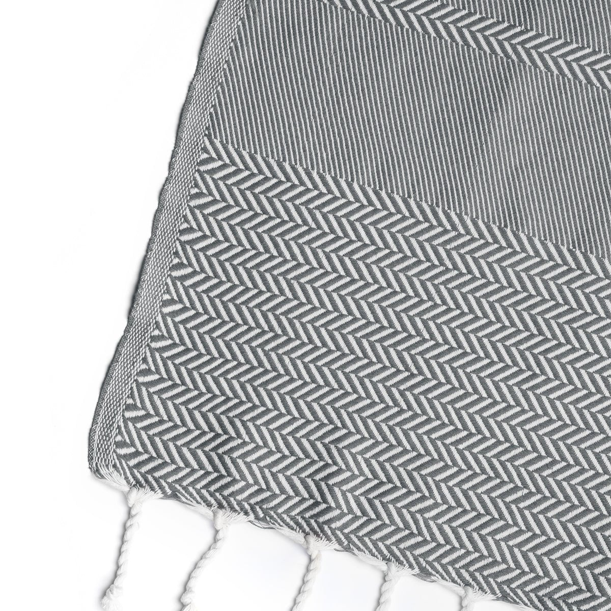 Plaid Jacquard Oslo - Gris medio - Febronie - The Bradery