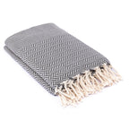 Manta Jacquard Oslo - Gris Medio - Febronie - The Bradery
