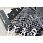 Manta jacquard Oslo - Negro - Febronie - The Bradery