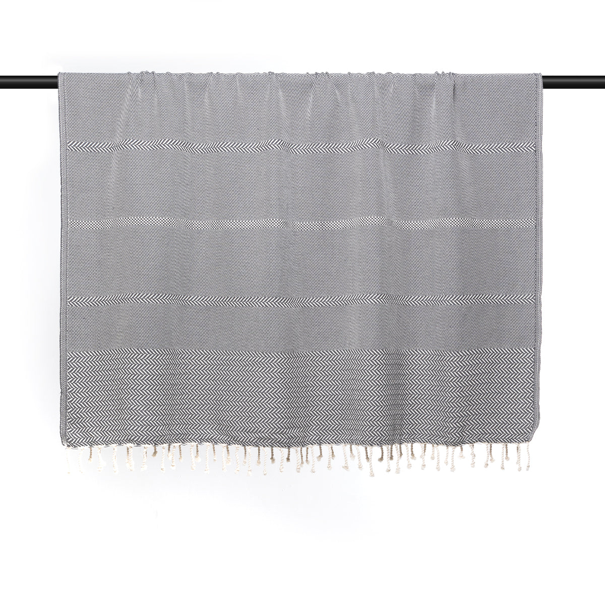 Plaid Oslo Jacquard - 130 X 170 Cm - Negro Plaids Febronie