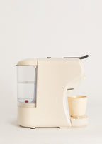 Potts - Cafetera Multi-Cápsulas & Máquina de Café Caliente - Blanco Roto