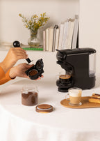 Potts - Multi-Pod & Ground Coffee Machine - Black