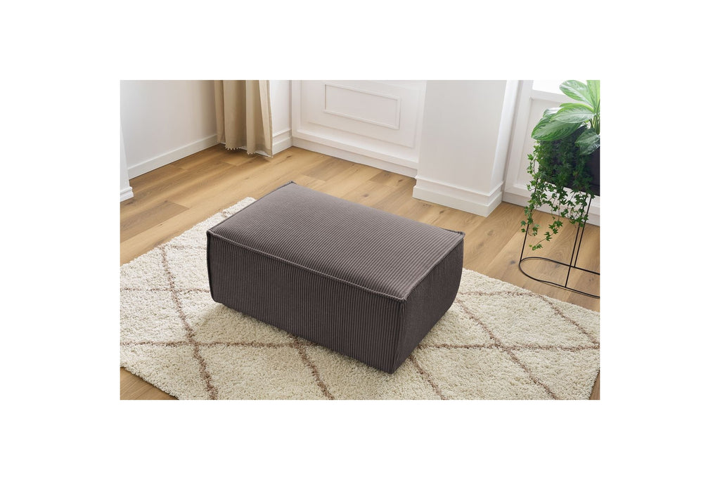 Puf compacto NIHAD de pana - BOBOCHIC - The Bradery