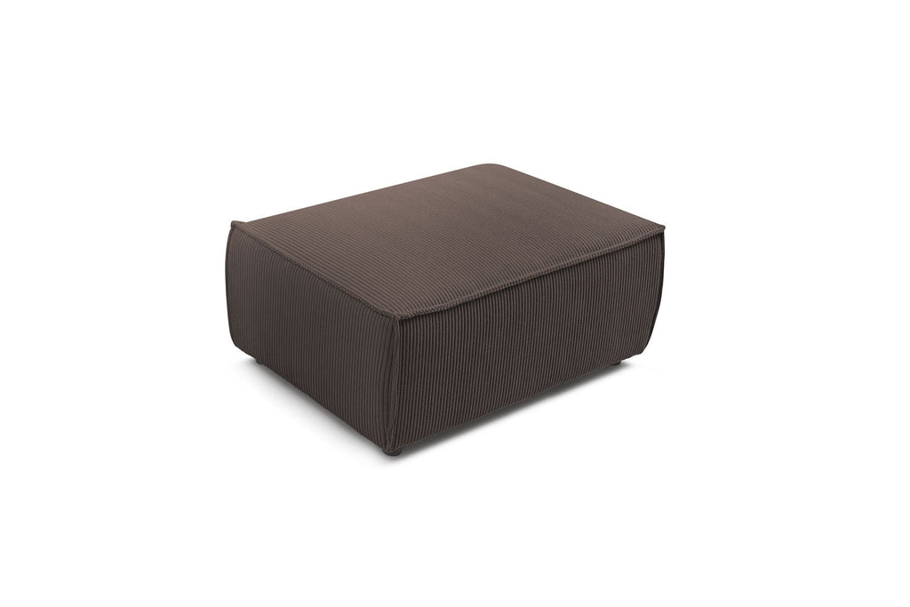 Puf compacto NIHAD de pana - BOBOCHIC - The Bradery