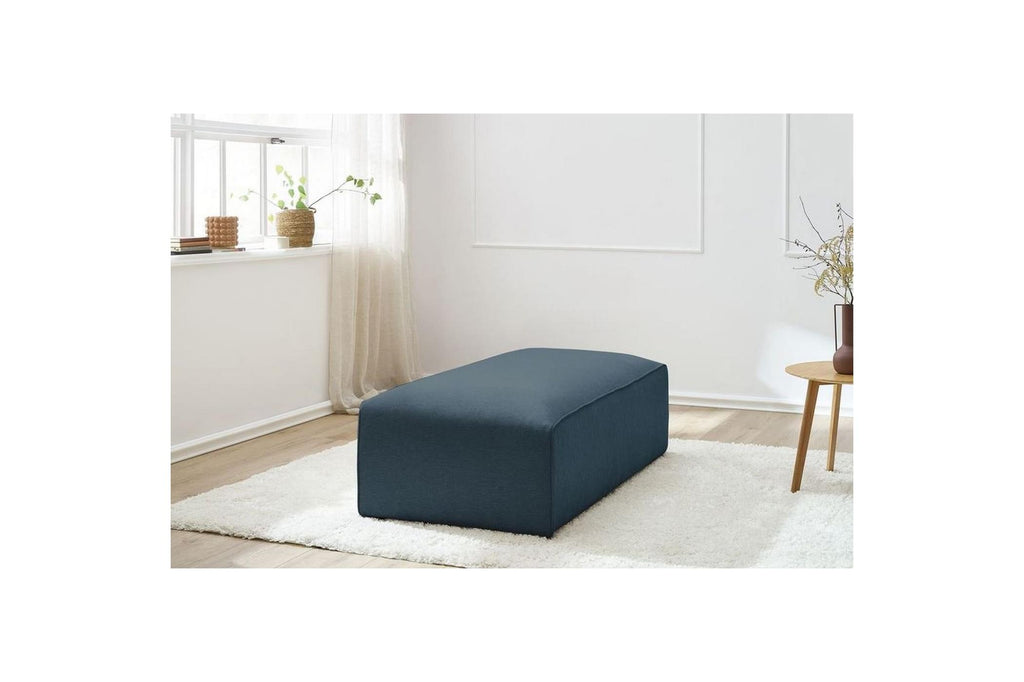 Pouf pour canapé modulable MEGEVE tissu lisse - BOBOCHIC - The Bradery