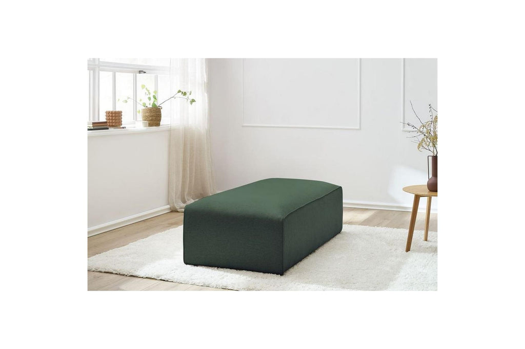 Pouf pour canapé modulable MEGEVE tissu lisse - BOBOCHIC - The Bradery