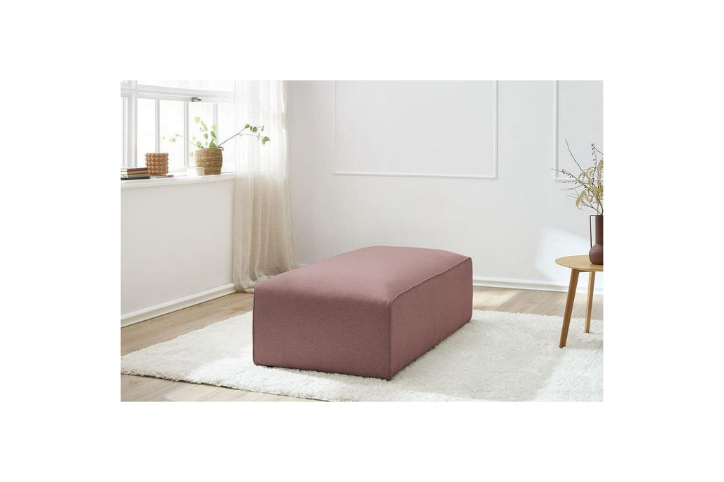 Pouf pour canapé modulable MEGEVE tissu lisse - BOBOCHIC - The Bradery