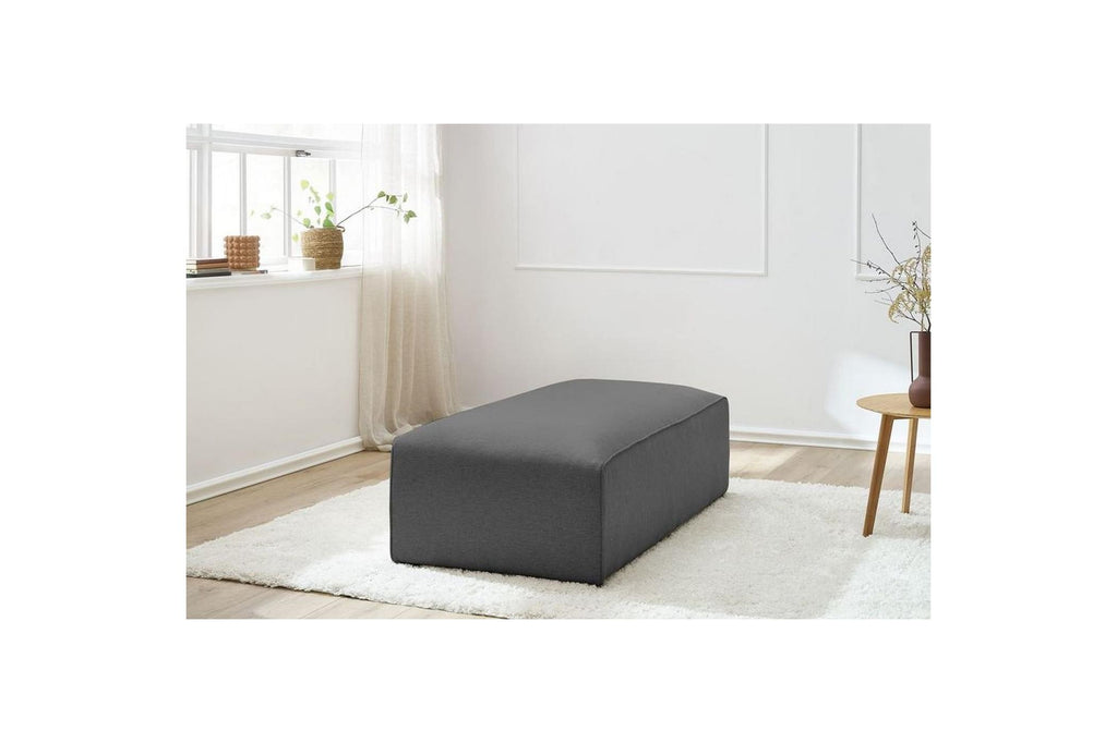 Pouf pour canapé modulable MEGEVE tissu lisse - BOBOCHIC - The Bradery