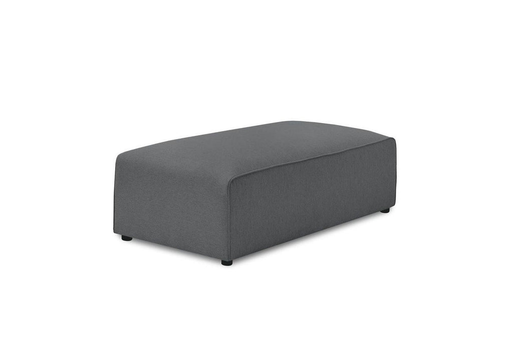 Pouf pour canapé modulable MEGEVE tissu lisse - BOBOCHIC - The Bradery