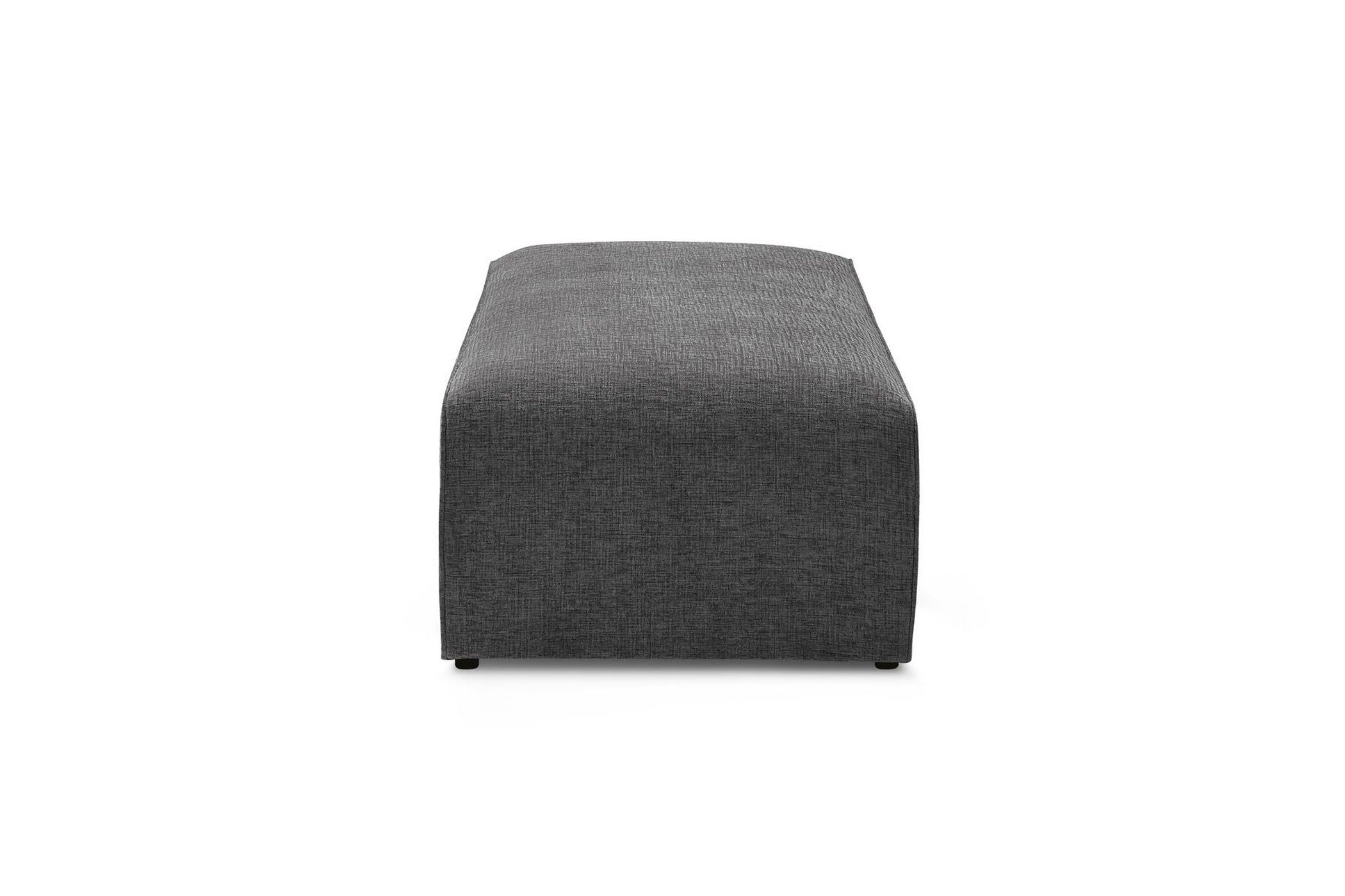 Puf para sofá modular MEGEVE de tela texturizada - BOBOCHIC - The Bradery