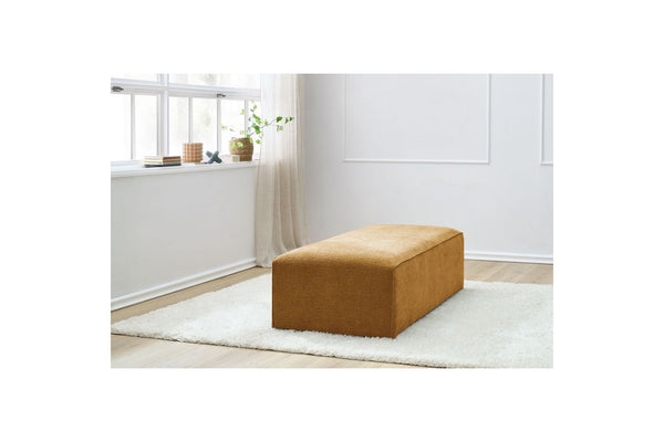 Pouffe for modular sofa MEGEVE textured fabric - BOBOCHIC - The Bradery