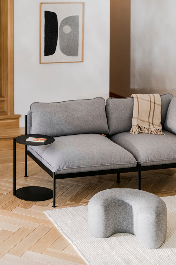 Pouf Ü - Laine - Gris Universel - Noo.ma Design - The Bradery